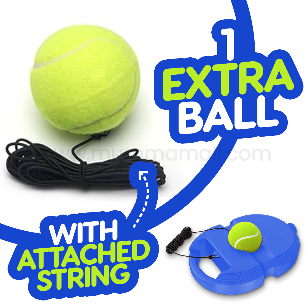 Cricket Trainer Rebound Ball - Self Practice Training Tool for Adults & Kids