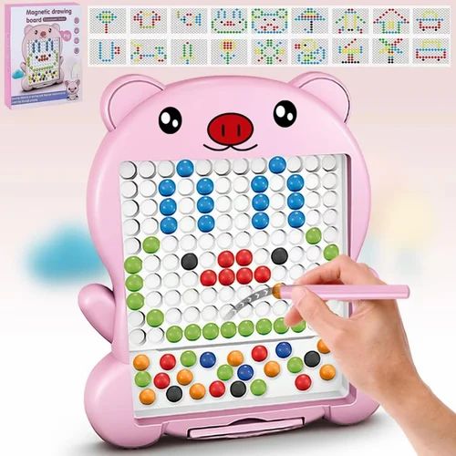 Magnetic Drawing Board – Educational Dot-to-Dot Creativity Board