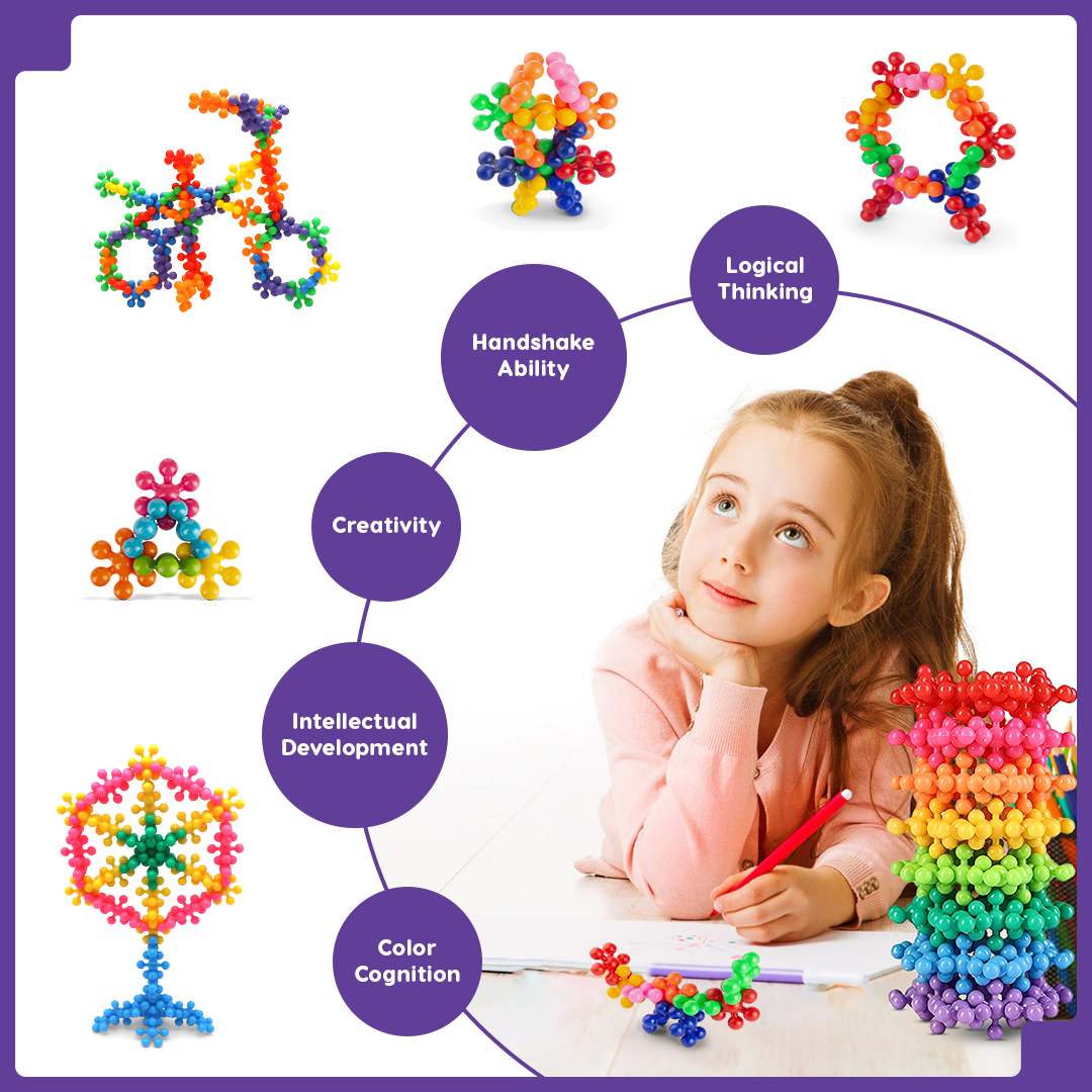 ✨Creative Star Block For Kids || Mind Development Toys + FREE Learning 2000+ pages downloadable PDF worksheet for kids 😍