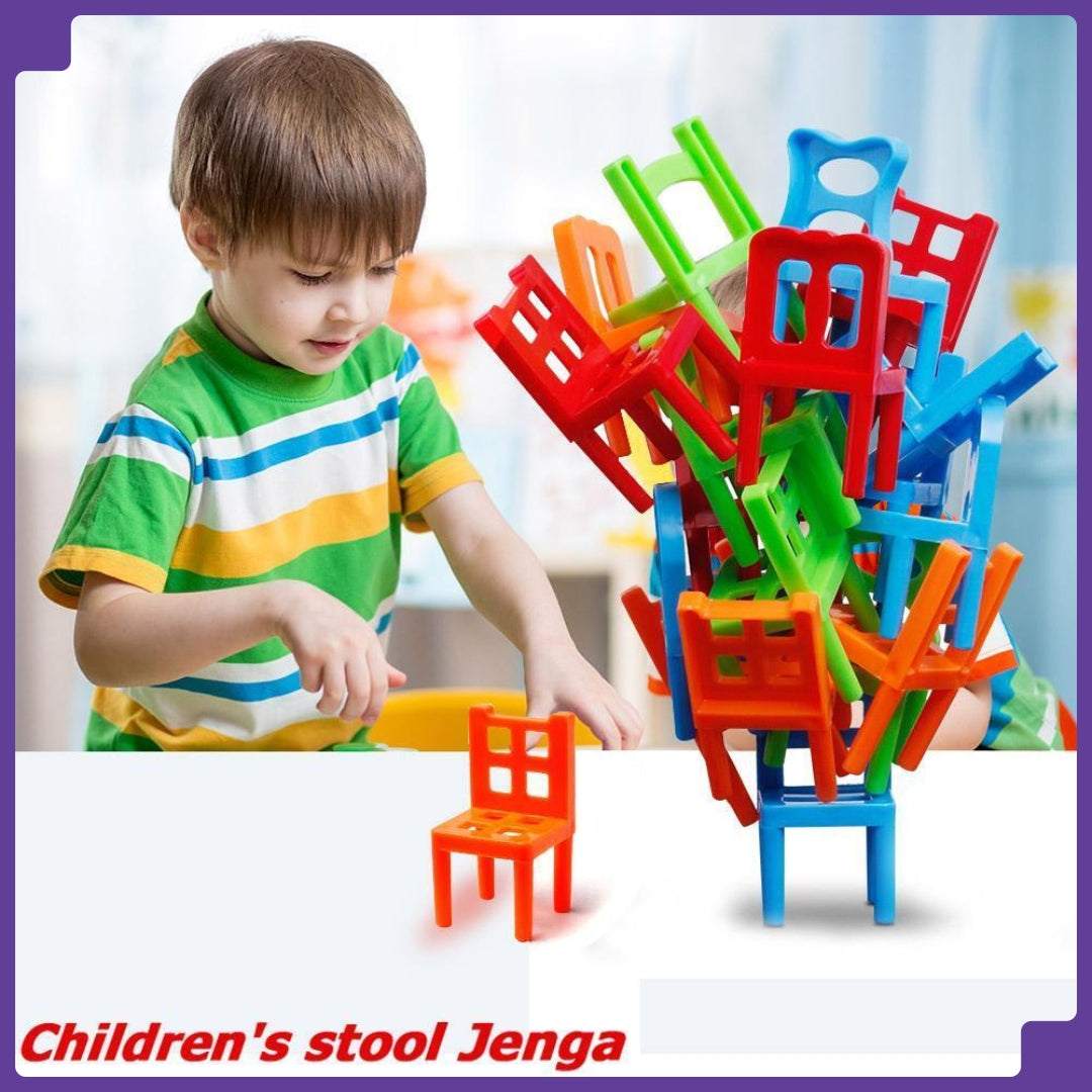 📈Trending Chair Stacking Special Game for your Kids & Families (36 Pcs)