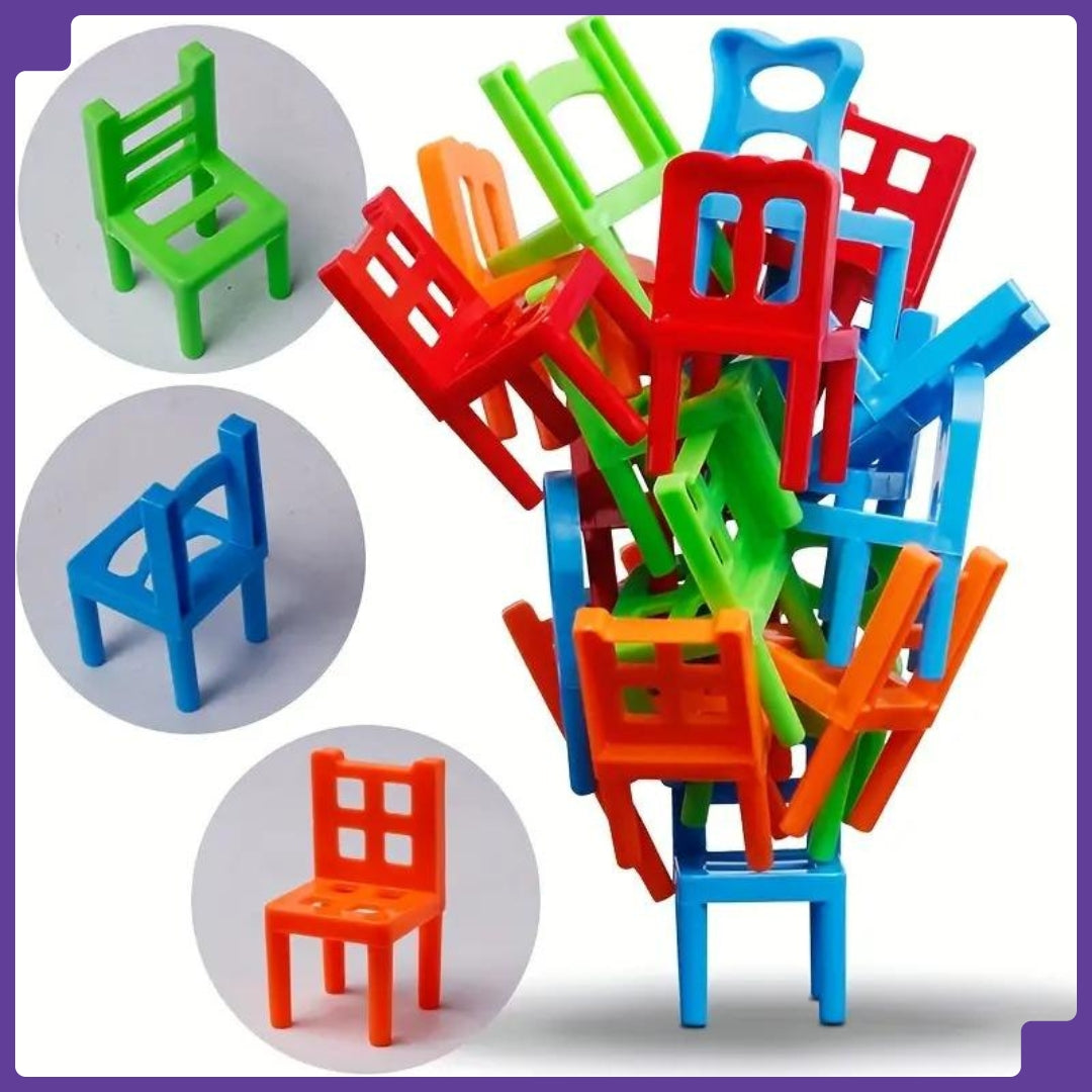 📈Trending Chair Stacking Special Game for your Kids & Families (36 Pcs)